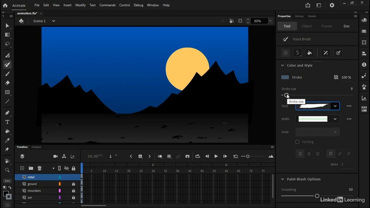 دوره یادگیری سریع Adobe Animate